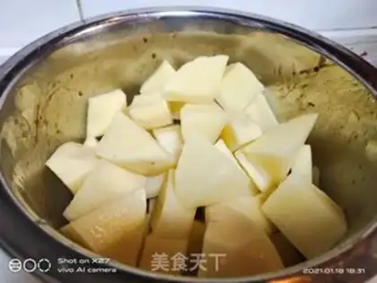 Make Sweet potato chicken step 3