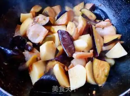 Make Potato and eggplant step 7