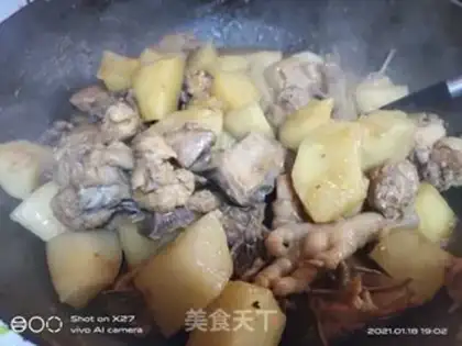 Make Sweet potato chicken step 5