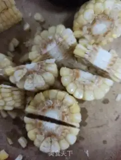 Make Corn pumpkin evaporation step 1