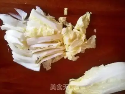 Make Frozen tofu cabbage step 2