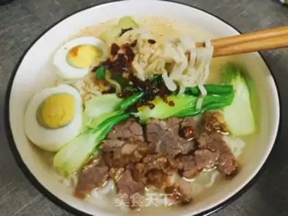 Make Beef egg noodles step 11