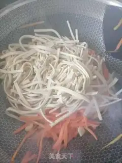 Make Carrot, bean peel step 2