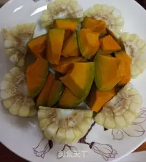 Make Corn pumpkin evaporation step 4