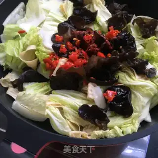 Make Spicy protein and cabbage step 5