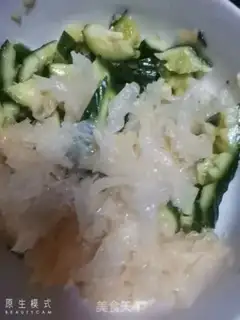 Make The silver ear of the cold cucumber step 5