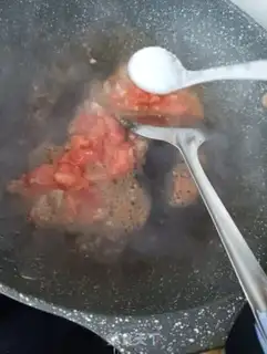 Make The abalone clams and the ketchup soup step 8