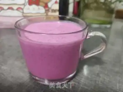 Make Banana dragon milkshake step 7