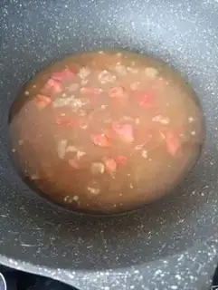 Make The abalone clams and the ketchup soup step 10