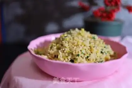 Make Scorch egg fried rice step 8