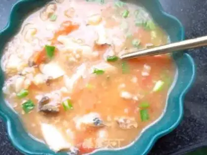 Make The abalone clams and the ketchup soup step 17
