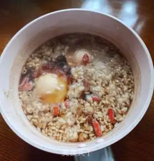 Make Black sugar, egg soup step 6
