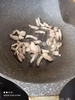 Make Pork garlic in the snow step 6