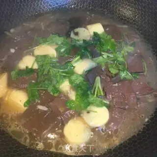 Make Duck tofu soup step 8