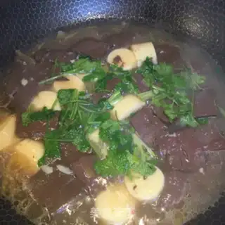 Make Duck tofu soup step 9