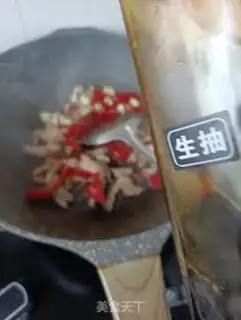 Make Pork garlic in the snow step 7