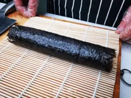 Make Sushi rolls step 3