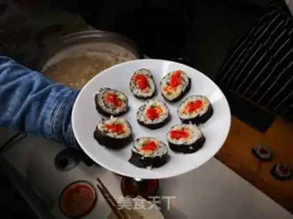 Make Sushi rolls step 5
