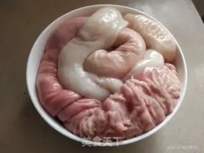 Make Piggy intestines step 0