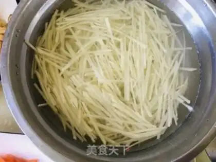 Make Garlic potato carrots step 1