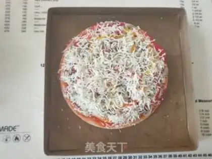 Make Vegetable beef pizza step 5