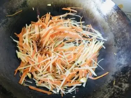 Make Garlic potato carrots step 8