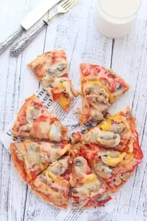 Make Vegetable beef pizza step 6