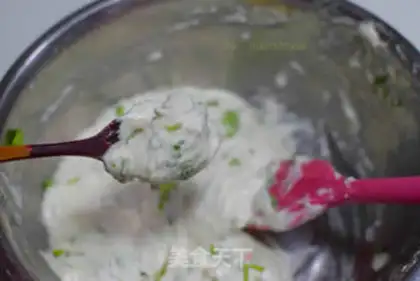 Make Onion-haired breakfast cake step 2