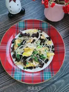 Make Green bean sprouts and eggs step 10