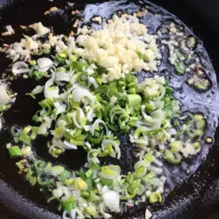 Make Garlic goat blood step 6
