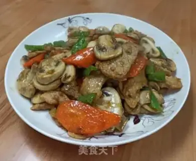 Make Mushroom fried meat step 8