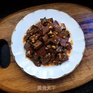 Make Garlic goat blood step 10
