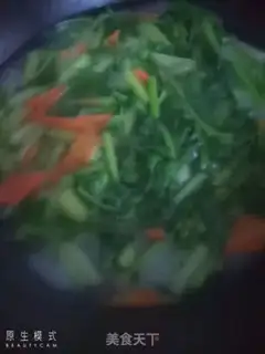 Make Celery fried sausage step 4