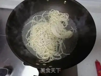 Make Three fresh noodles step 1