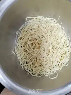 Make Three fresh noodles step 2