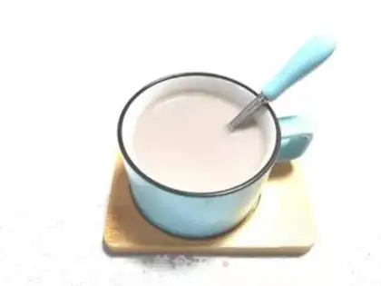 Make Pyramid black bean vegetable protein milk step 3