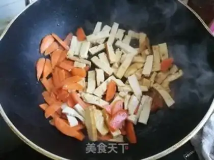 Make Winter carrots and beans step 2