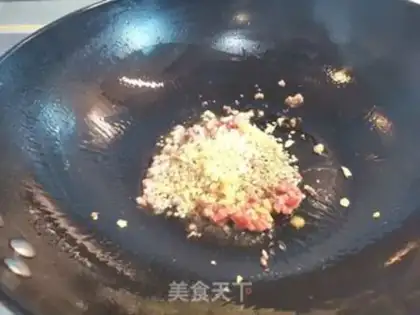 Make Pyramid laced beans step 2