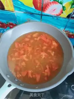 Make Cucumber tomato egg soup step 5