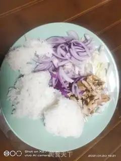 Make The cabbage onions step 0
