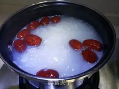 Make Red-tree rice congee step 4