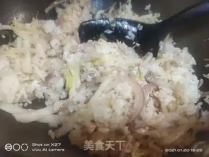 Make The cabbage onions step 2