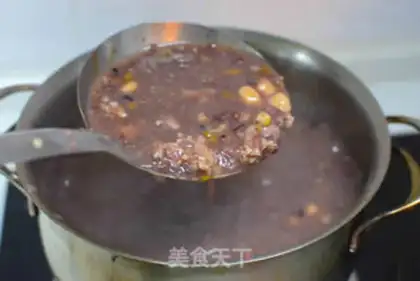 Make The salty beef porridge step 5