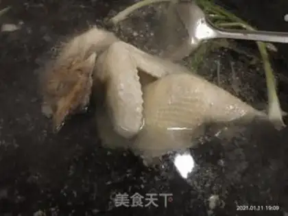 Make White pheasant step 2