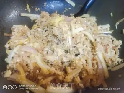 Make The cabbage onions step 5