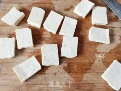 Make Three fresh tofu step 0