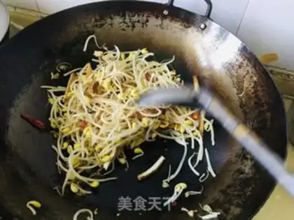 Make Soybean sprouts dry step 4