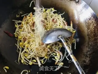 Make Soybean sprouts dry step 5