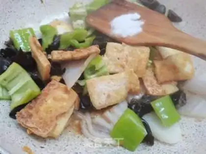 Make Three fresh tofu step 7