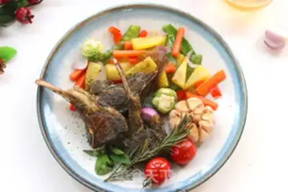 Make A lamb chop step 7